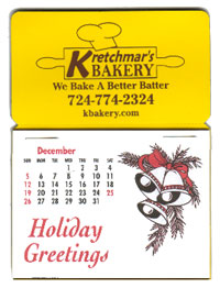 Magnet/Calendar – Kretchmar's Bakery