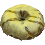 Lemon cake donut